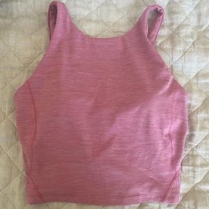 Align High Neck Cropped Tank